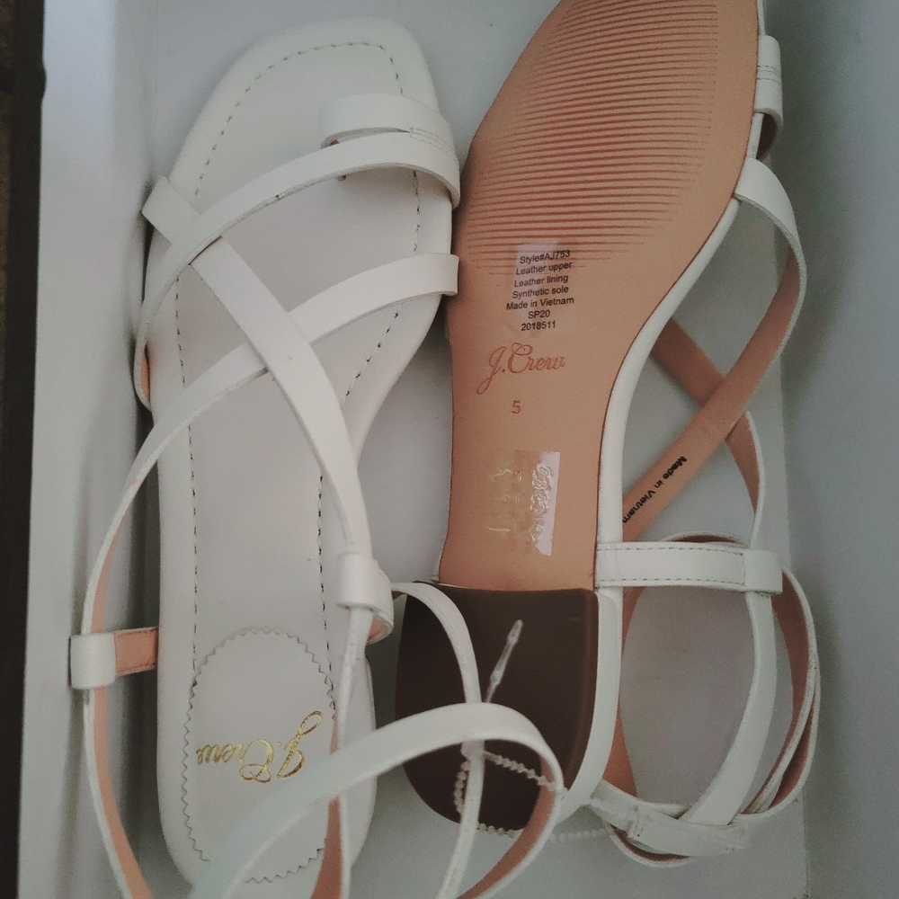 Beautiful white sandal